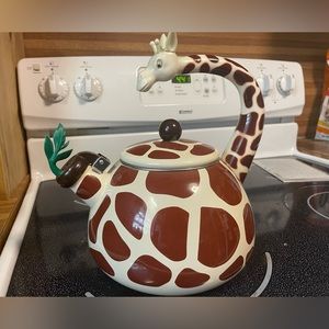 Supreme Housewares 
UPware Giraffe 2.1 Quart EnamelonSteel Whistling Tea Kettle